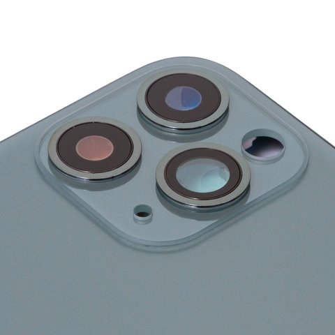 Корпус для iPhone 11 Pro, зеленый, с держателем SIM-карты, с боковыми кнопками, matte midnight green Превью 1