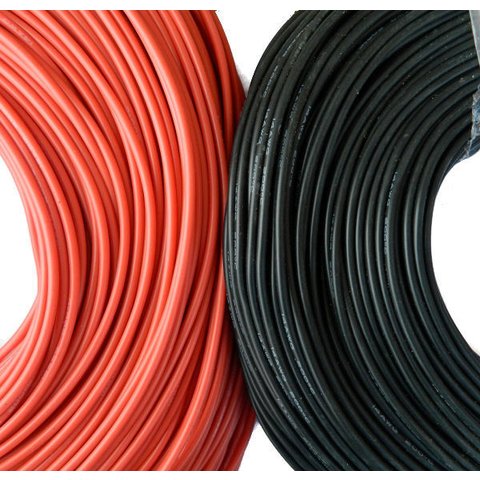 Провод в силиконовой изоляции 22AWG, 0,34 мм², 1 м, черный, UL3135 Превью 1