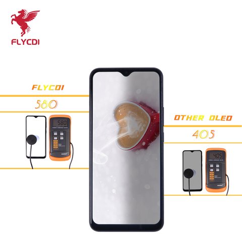 Дисплей FLYCDI для Samsung M215 Galaxy M21, M305 Galaxy M30, M307 Galaxy M30s, M315 Galaxy M31, чорний, без рамки, з широким обідком, (OLED) Прев'ю 2