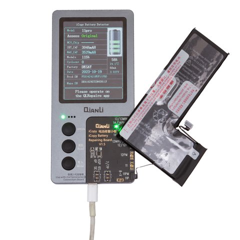 Акумулятор JCID для Apple iPhone 11 Pro, Li-Polymer, 3,83 B, 3400 мАг, збільшена ємність Прев'ю 1