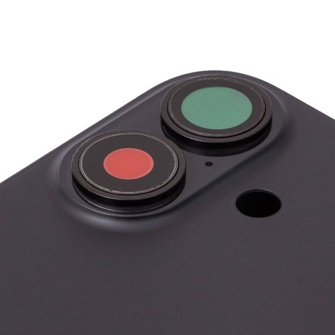 Корпус для iPhone 16, черный, с держателем SIM-карты, с боковыми кнопками, Original (PRC), EU version Превью 1