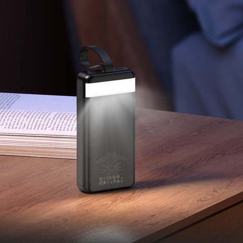Power bank Hoco J123B, 30000 мАг, 22,5 Вт, чорний, Quick Charge, Power Delivery (PD), #6942007612081 Прев'ю 4