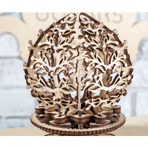 Механический 3D-пазл UGEARS Цветок-шкатулка Превью 4