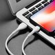 USB кабель Hoco X37, USB тип-A, Lightning, 50 см, 2,4 А, белый, #6942007612340 Превью 3