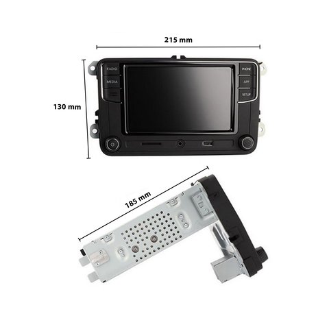 Головное устройство Volkswagen RCD330 PLUS 187B Desay (6.5″) Превью 2