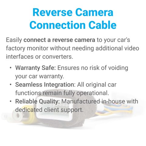 Lexus Reverse Camera Kit With 24 pin Cable Wire Harness Preview 2