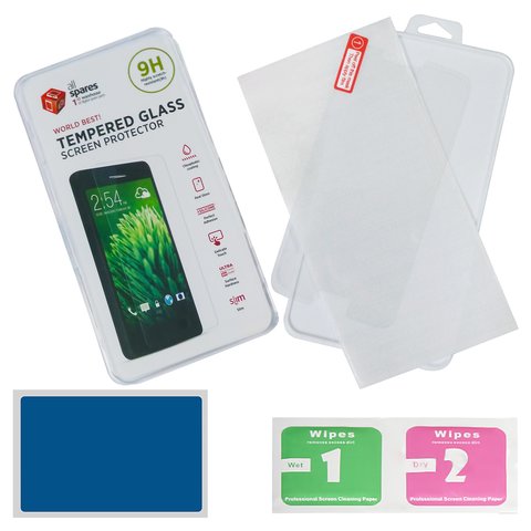 Tempered Glass Screen Protector All Spares compatible with Apple iPhone 5, iPhone 5C, iPhone 5S, iPhone SE, (0,26 mm 9H, compatible with case) Preview 1