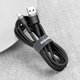 USB кабель Baseus Cafule, USB тип-C, USB тип-A, 300 см, 2 A, черный, #CATKLF-UG1 Превью 2
