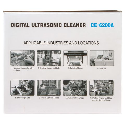 Baño de ultrasonido Jeken CE-6200A Vista previa  10