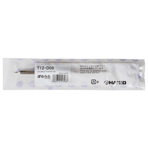 Punta de repuesto para cautín HAKKO T12-D08 Vista previa  2