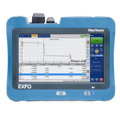 Reflectómetro óptico (OTDR) EXFO Maxtester MAX-720C-SM1 Vista previa  3