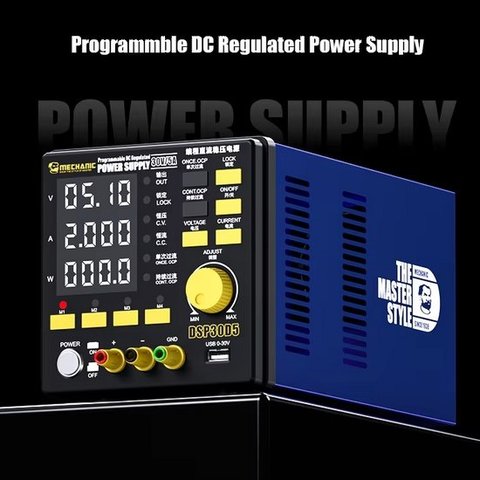 Fuente de alimentación (potencia) Mechanic DSP30D5, un canal, impulso, hasta 30 V, hasta 5 A, 150 W Vista previa  1