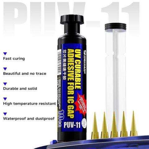 Adhesivo Mechanic PUV-11, para componentes SMD, 10 ml Vista previa  4