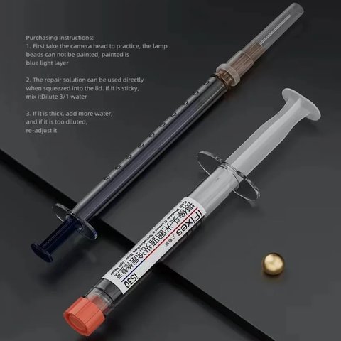 Líquido iFixes iS30,  para quitar rozaduras del damper de lente de cámara, 1.5 ml Vista previa  1