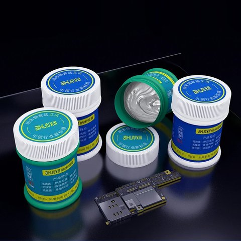 Pasta BGA Aixun AX-SP138M, Sn 42%, Bi 58%, 138 °C, 50 g Vista previa  1