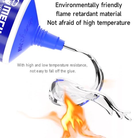 Adhesivo Mechanic R7, de alta temperatura, negro, para pegar tapas traseras, para marcos de pantalla, 60 ml Vista previa  5