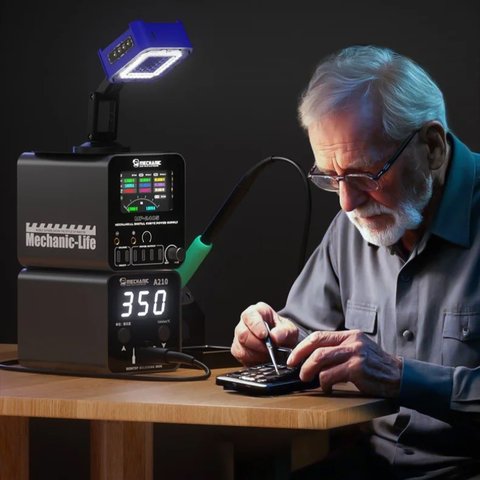 Lámpara ultravioleta Mechanic FUL-4, con un ventilador, con bateria, 4in1 Vista previa  1