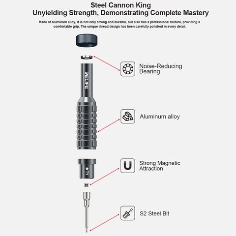 Destornillador estrella torx RELIFE RL-730, IP17 Vista previa  4