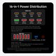 Adaptador de red Amaoe POW-1, 210 W, Quick Charge, Power Delivery (PD), con cargador inalámbrico, 14 puertos Vista previa  8