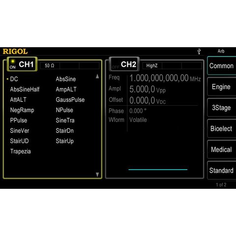 Универсальный генератор сигналов RIGOL DG4062 Превью 4