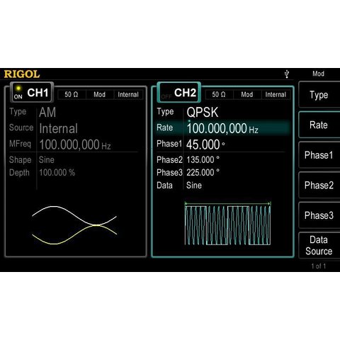 Универсальный генератор сигналов RIGOL DG4062 Превью 7