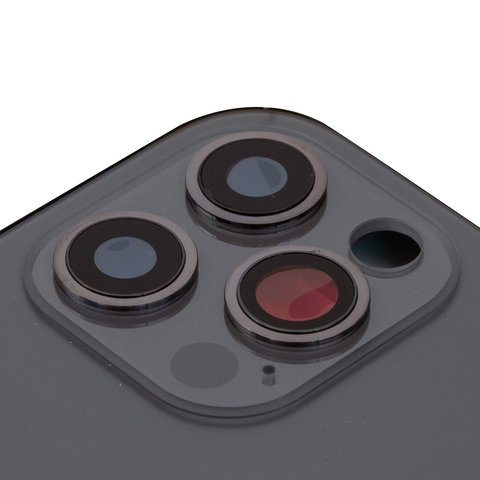 Корпус для iPhone 12 Pro, серый, с держателем SIM-карты, с боковыми кнопками, graphite Превью 2