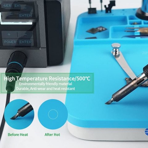 Килимок монтажний RELIFE RL-004P, для мікроскопа, антистатичний, з комірками Прев'ю 2