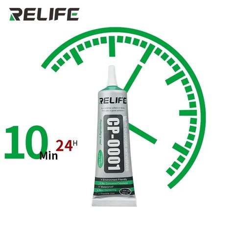 Клей-герметик RELIFE CP-0002, для приклеивания задних крышек, для дисплейных рамок, 15 мл, черный Превью 2