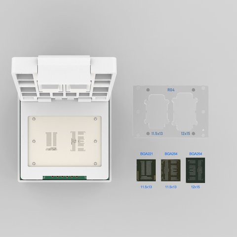 Адаптер eMMC / eMCP BGA221 / BGA254 для UFI-Box (улучшенная версия) Превью 5