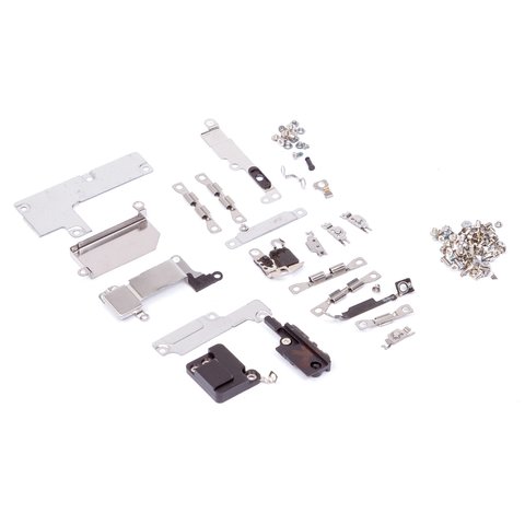 Винт для iPhone 7 Plus, полный комплект, с фиксирующе-зажимными пластинами Превью 1