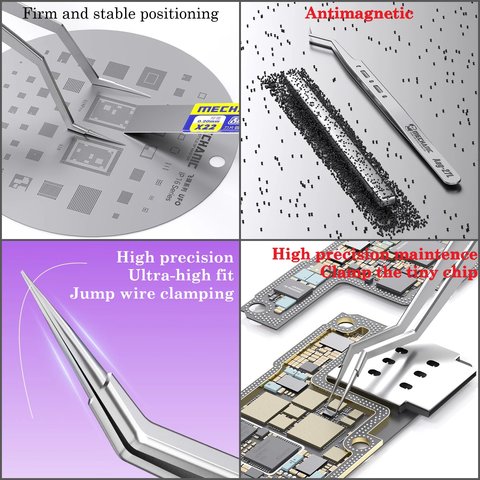 Пинцет монтажный Mechanic Aag-27L, изогнутый, 140 мм Превью 2