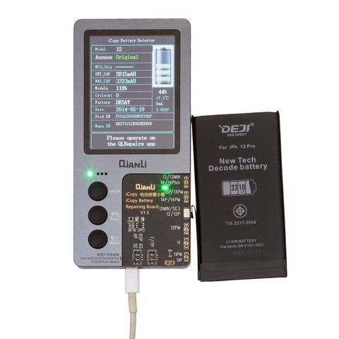 Аккумулятор Deji для Apple iPhone 12 Pro, Li-ion, 3,83 B, 3310 мАч, повышенная ёмкость, без ошибки, decode battery Превью 1