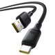 USB кабель Baseus Silky, USB тип-C, USB тип-A, 100 см, 100 Вт, чорний, силіконовий, #P10377703113-00 Прев'ю 1