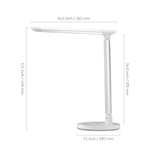 Настільна безтіньова лампа TaoTronics TT-DL13, біла, EU Прев'ю 1