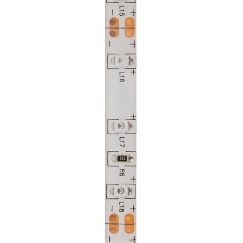 Світлодіодна стрічка, IP65, RGB, SMD 3528, без управління, 60 д/м, 1 м, жовта Прев'ю 1