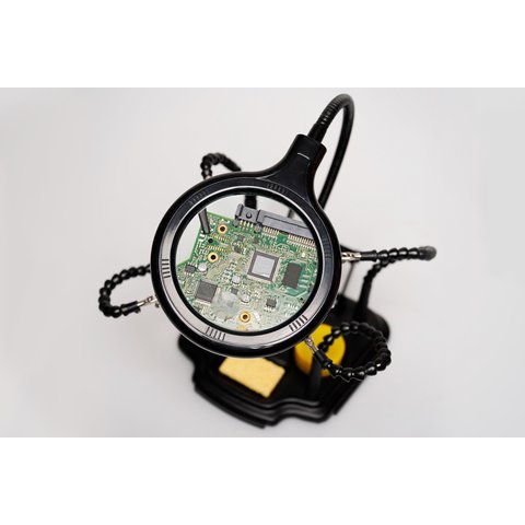 Sujetador de placas con lente de aumento Pro'sKit SN-396N Vista previa  1
